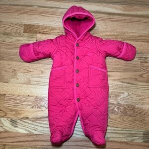 3M Girl’s Ralph Lauren Quilted Fleece Lined Snowsuit